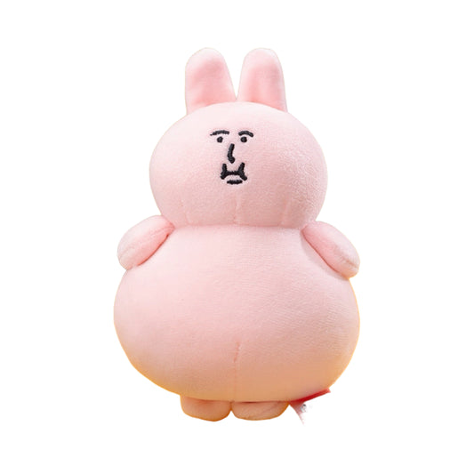 MY FRIEND RABBIT | Pink Rabbit Chubby Squeaky Mascot Keychain