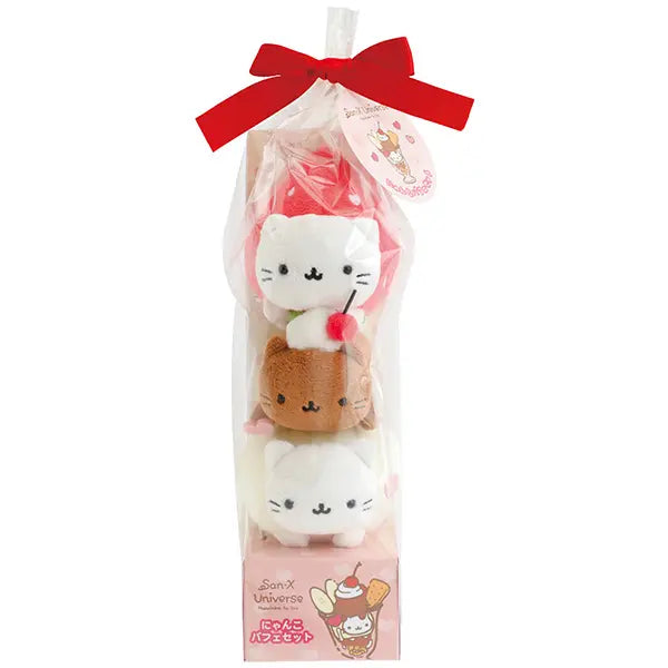 San-X | San-X Universe Heart Series Parfait Plush Toy - Nyan Nyan Nyanko
