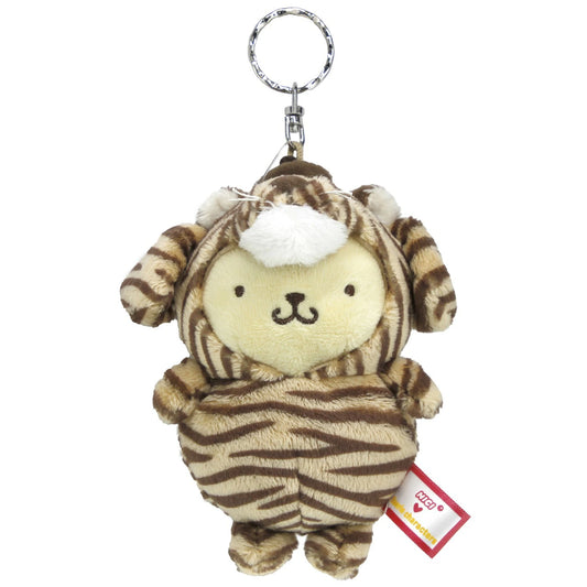 NICI x Sanrio | Sanrio Mascot Keyring - Pompompurin x Tiger