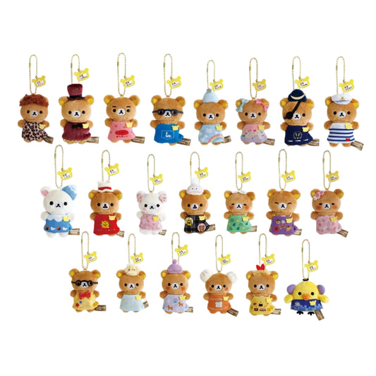 San-X | Rilakkuma Store Limited Store Manager Mini Hanging Plush Toy