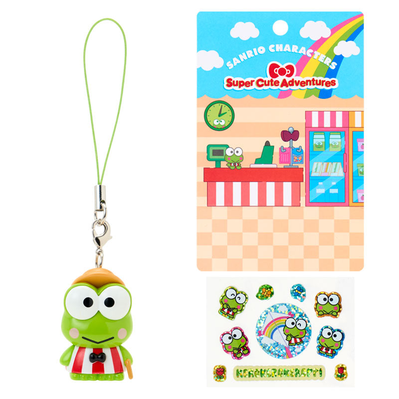 Sanrio | Sanrio Characters Super Cute Adventures Strap & Sticker Set - Kerokero Keroppi