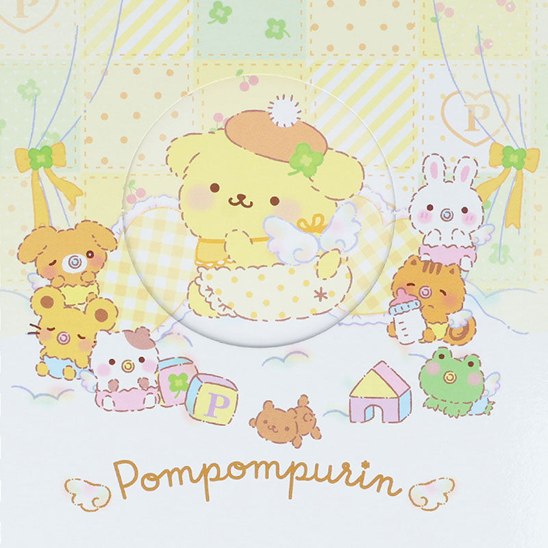 Sanrio | Sanrio Characters Square Ring Notebook with Window - Pompompurin (Yellow)