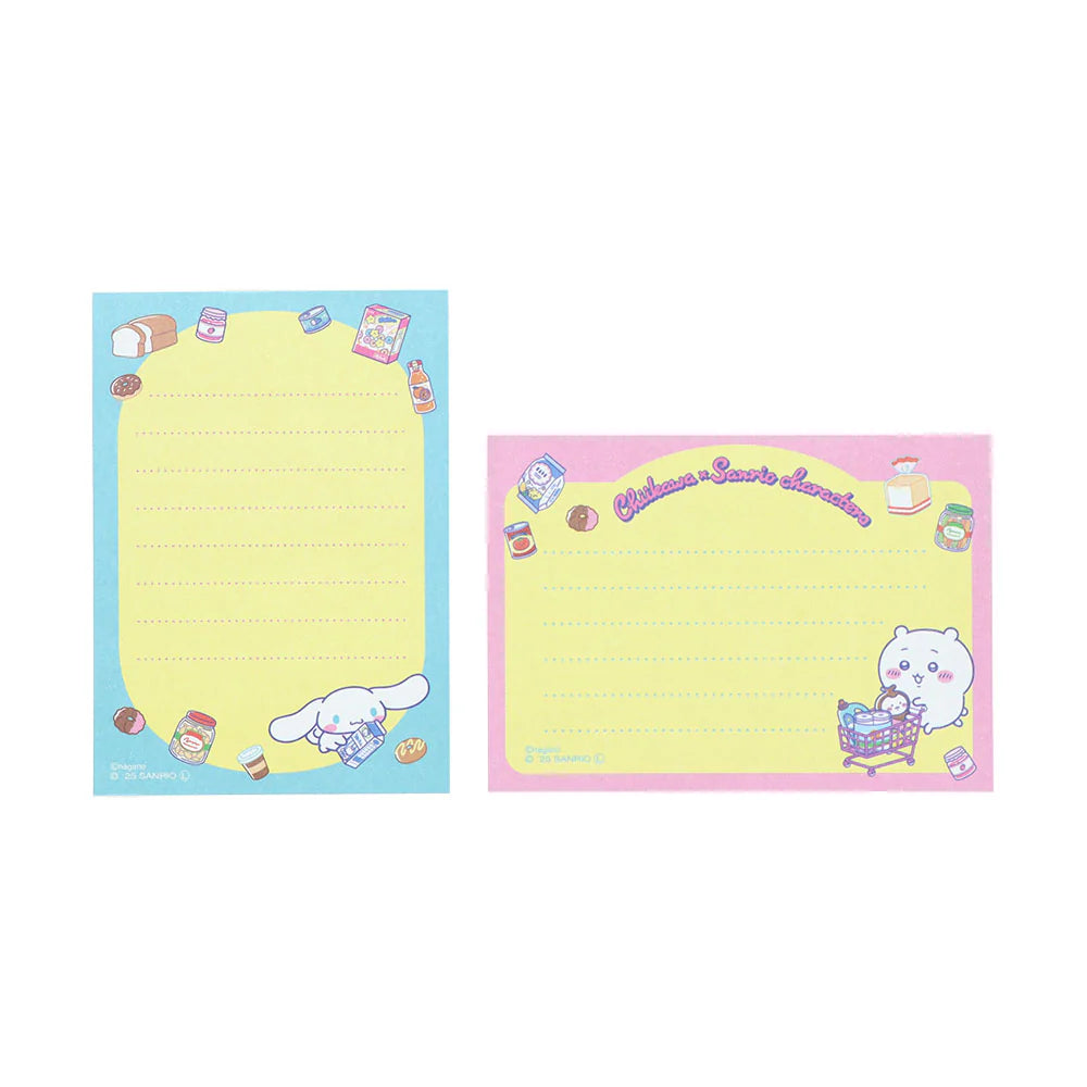 Chiikawa | Chiikawa × Sanrio Characters Mini Memo Pad (Chiikawa × Cinnamoroll)