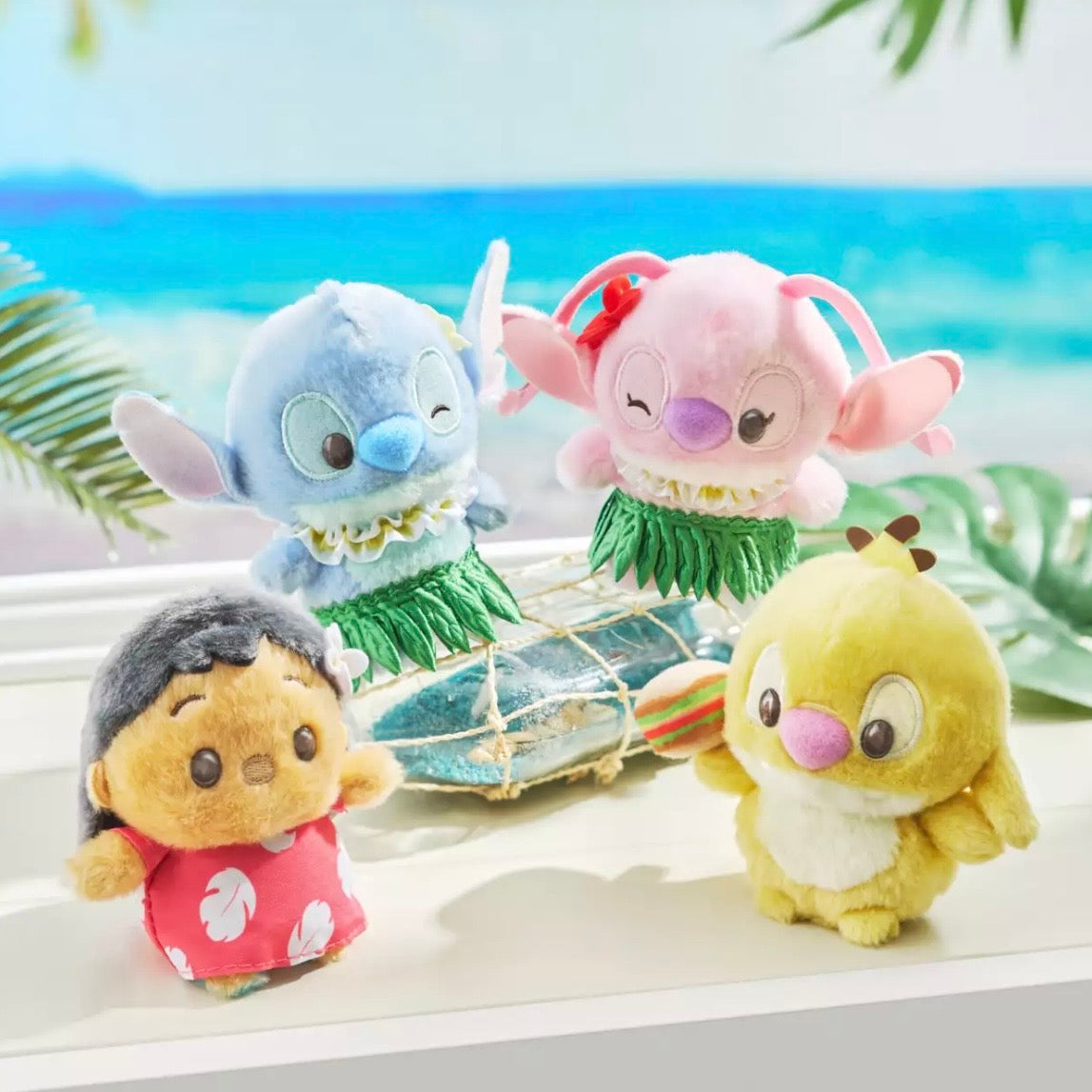 Disney Store JP | Hawaiian Urupocha-Chan Plush Toy - Stitch