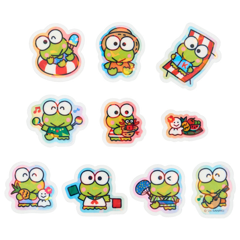 Sanrio | Sanrio Characters Summer Themed Sticker Pack - Kerokero Keroppi