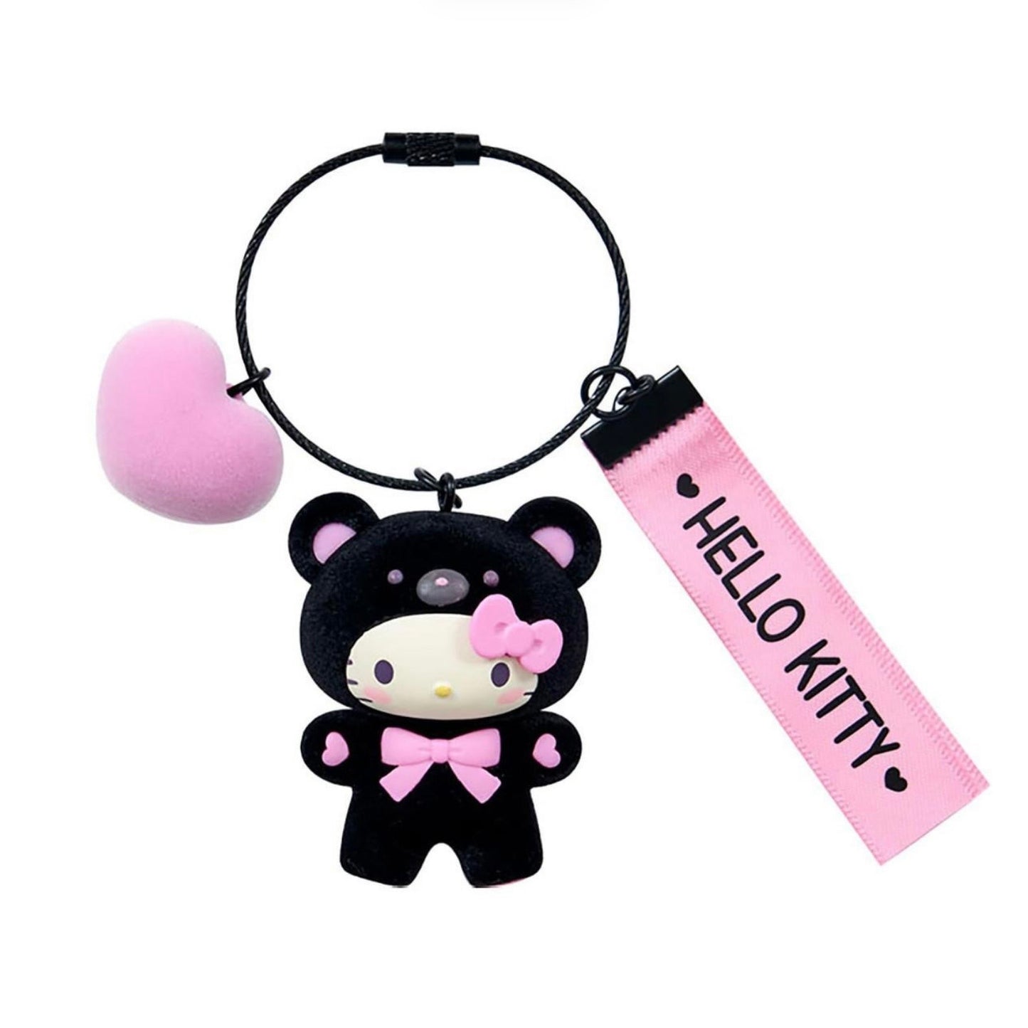 Sanrio | Sanrio Characters Makkuro Animaruzu Keychain - Hello Kitty
