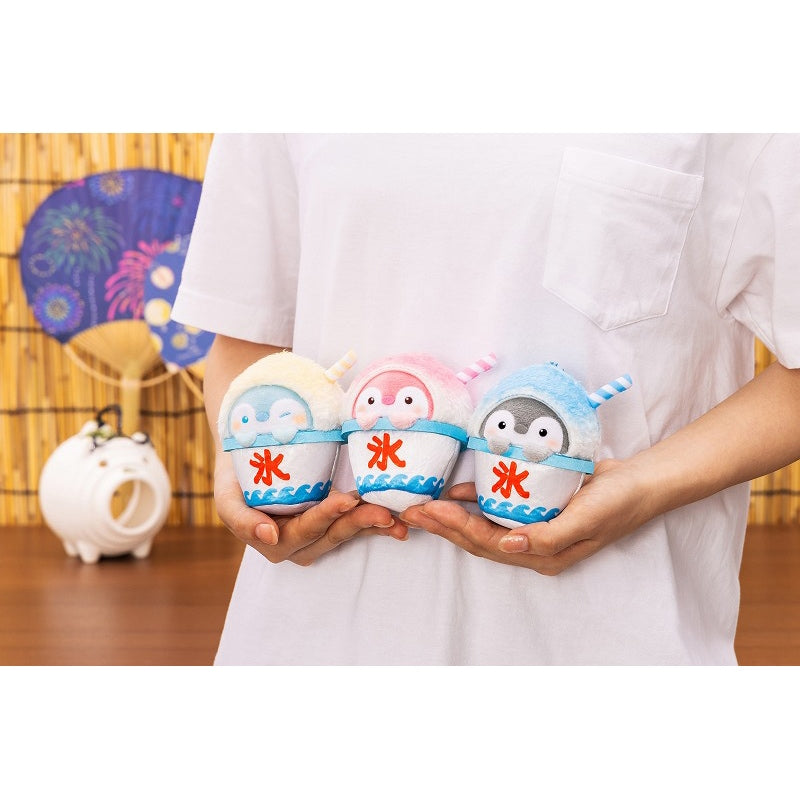 Koupen-Chan | 'Turned into shaved ice' Palm-Sized Mascot Holder (Light Blue)