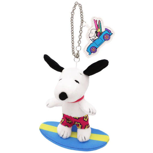 Universal Studios Japan | USJ Snoopy Mascot Keychain - Surfboard