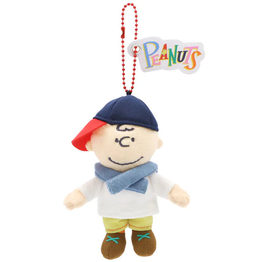 Universal Studios Japan | USJ VINTAGE PEANUTS Charlie Brown Mascot Keychain
