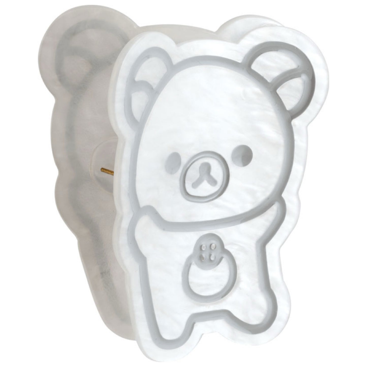 San-X | Rilakkuma BASIC RILAKKUMA MONOCHROME Claw Clip - Korilakkuma