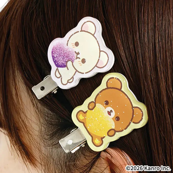 San-X | Puré x Rilakkuma Hair Clip - B