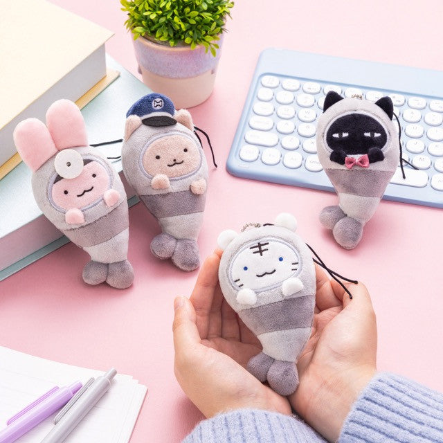 White Tiger and Black Tiger Capture Plush Toy Lottery Prize D - The mascot (master) has turned into a black tiger