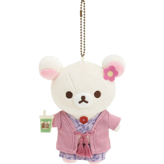 San-X | 'Rilakkuma Bath Limited | Arashiyama Korilakkuma Hanging Plush Toy MF86101