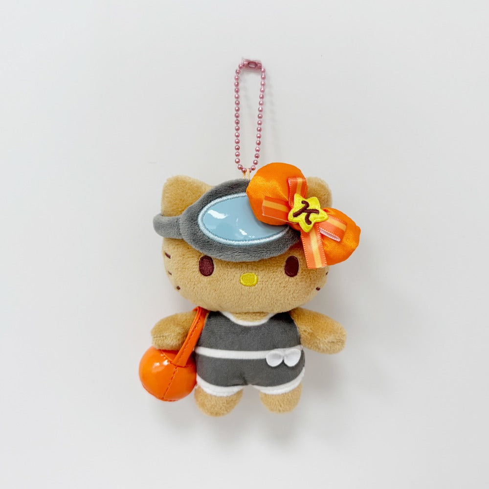 Sanrio Korea | Sanrio Hello Kitty Jeju Island Limited Haenyeo (Women Divers) Plush Keychain