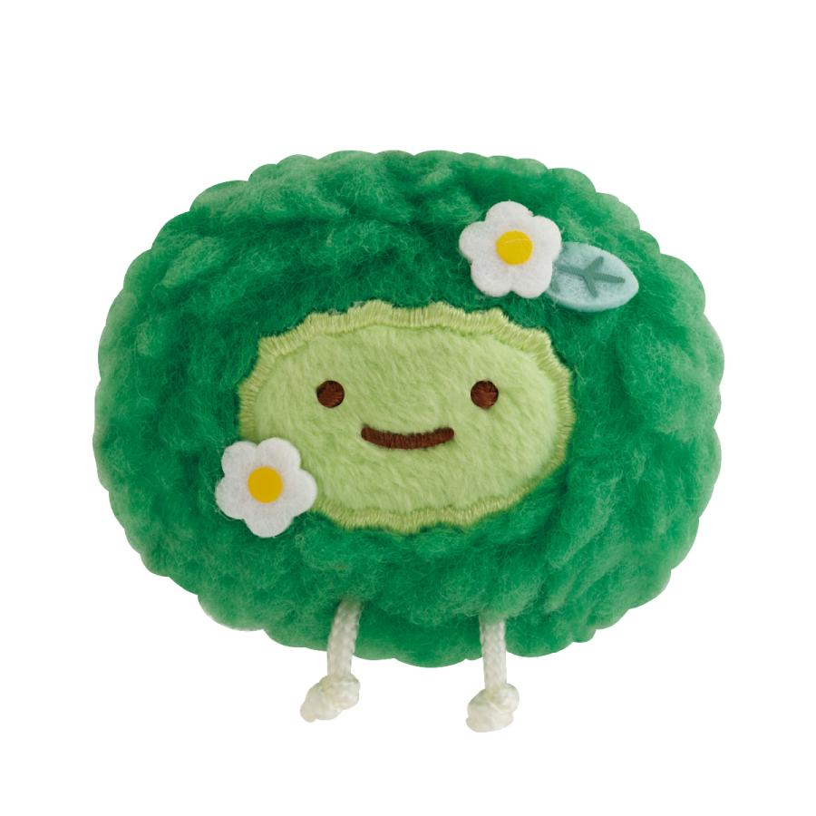 San-X | Sumikko Gurashi Ninja Series Shop Limited  Hand-held Tenori Plush Toy Set (2 Pieces) - Cat & Grass