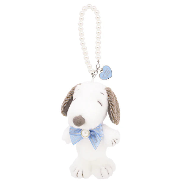 Universal Studios Japan | USJ Snoopy Plush Keychain - Pearl Chain