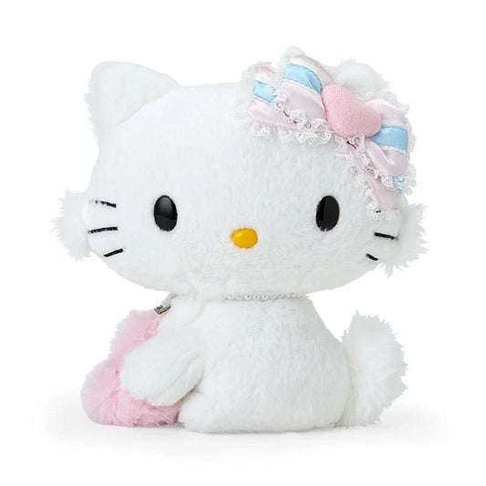 Sanrio | Fluffy Heart Design | Honey Cute Plush Toy White Charmmy Kitty