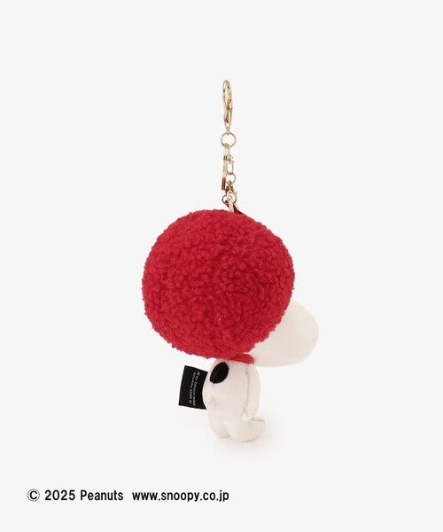 PEANUTS | Snoopy Afternoon Tea Plush Keychain - Red