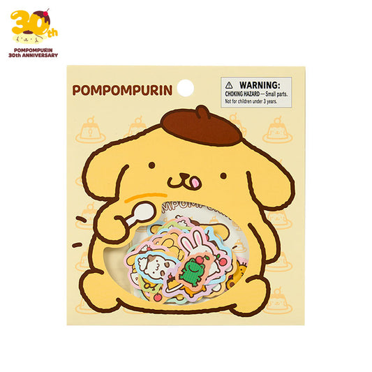 Sanrio | Pompompurin 30th Anniversary "Pudding Full and Happy Pudding Design Series" Sticker Set