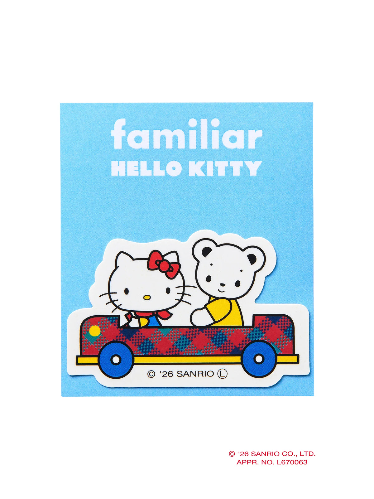 Sanrio | Familiar X Hello Kitty Collaboration Sticker