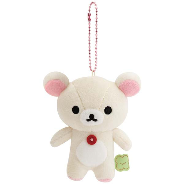 San-X | Rilakkuma Always Together Hanging Plush Toy - Korilakkuma