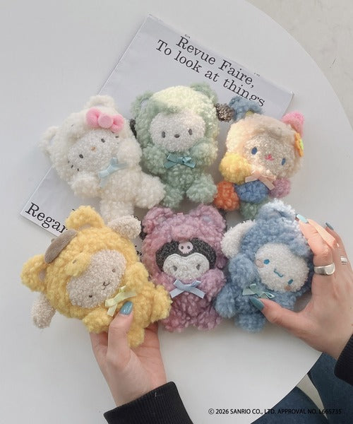 AS KNOW AS plus x Sanrio Characters Fluffy Animal Series Mascot