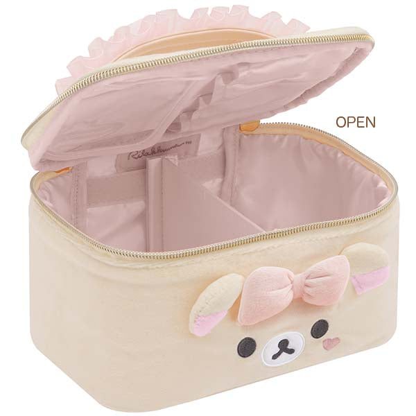 San-X | Rilakkuma Makeup Rilakkuma Makeup Bag - Korilakkuma