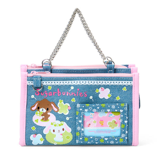 Sanrio | Sanrio Characters Munekyun Heisei Girls' Items Denim Pouch - Sugar Bunny