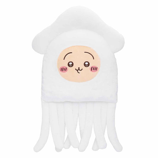 Chiikawa | Chiikawa Takoika Kuji Squid Lottery Prize - B | Big Usagi Cushion Plush Toy