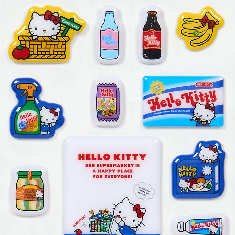 Sanrio | Sanrio Characters Plump Sticker Sheet - Hello Kitty (Blue)
