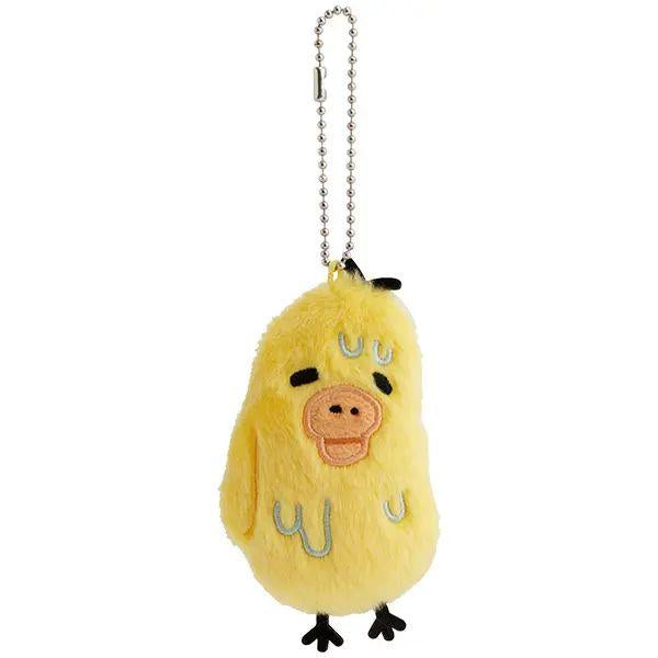 San-X | Rilakkuma and Awawa Neko Theme Hanging Plush Toy - Kiiroitori