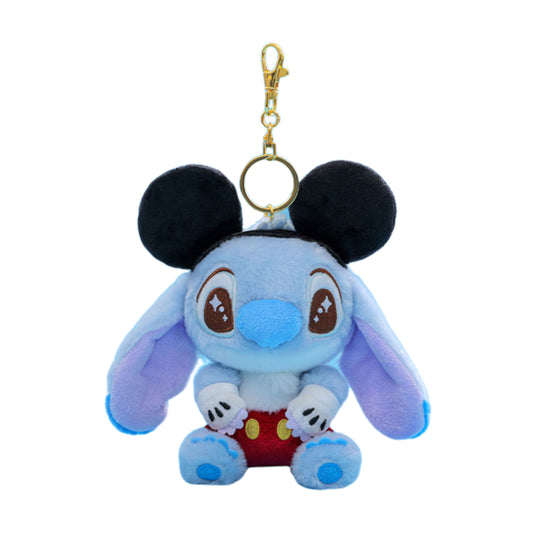 Disney JP | Hot Toys 25th Anniversary | Stitch Cosplay Mickey & Friends Plush Keychain - Mickey