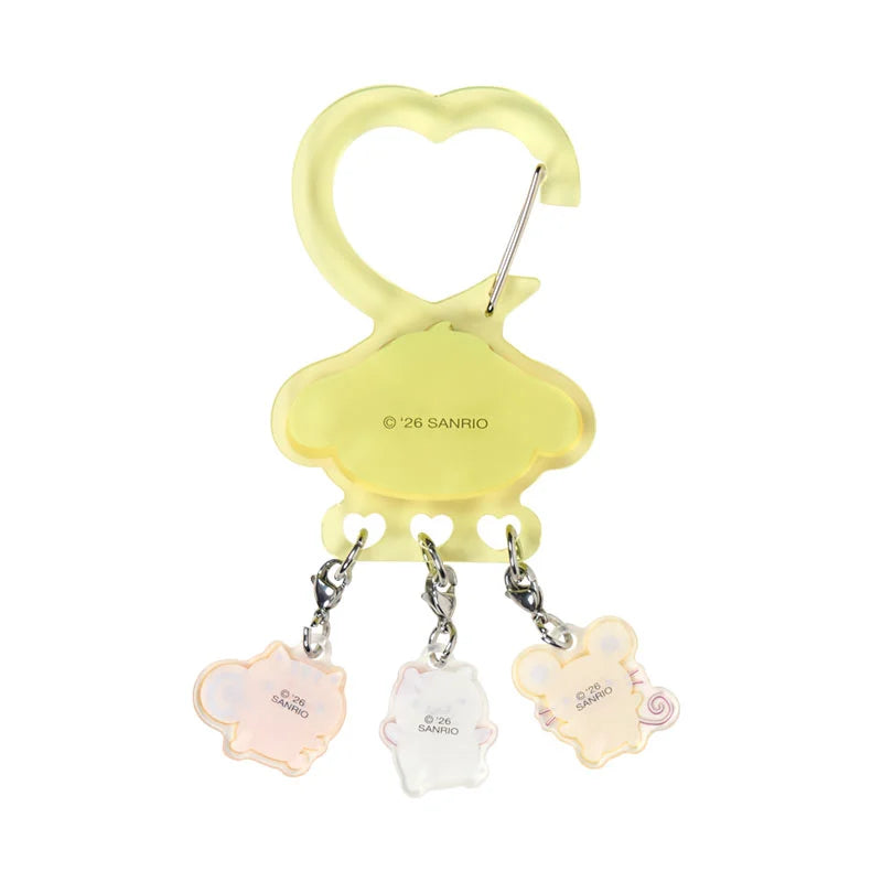 Sanrio | Sanrio Characters With Your Favorite Friend Carabiner Keychain - Pompompurin