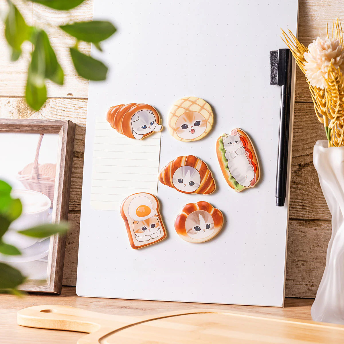 Mofusand | Mofusand Bakery Puffy Bread Magnet - Sandwich