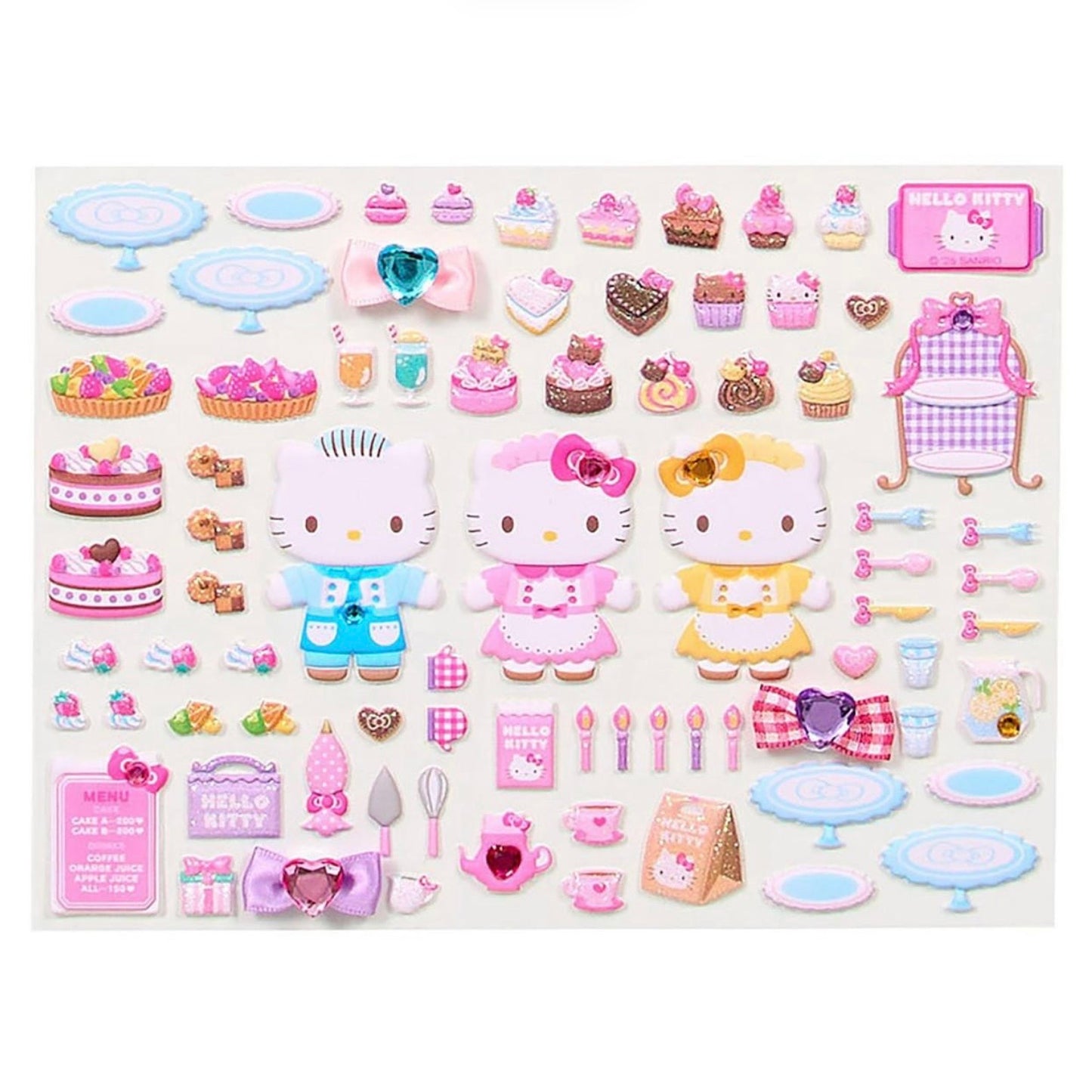 Sanrio | Sanrio Characters Playable Sticker Set - Hello Kitty
