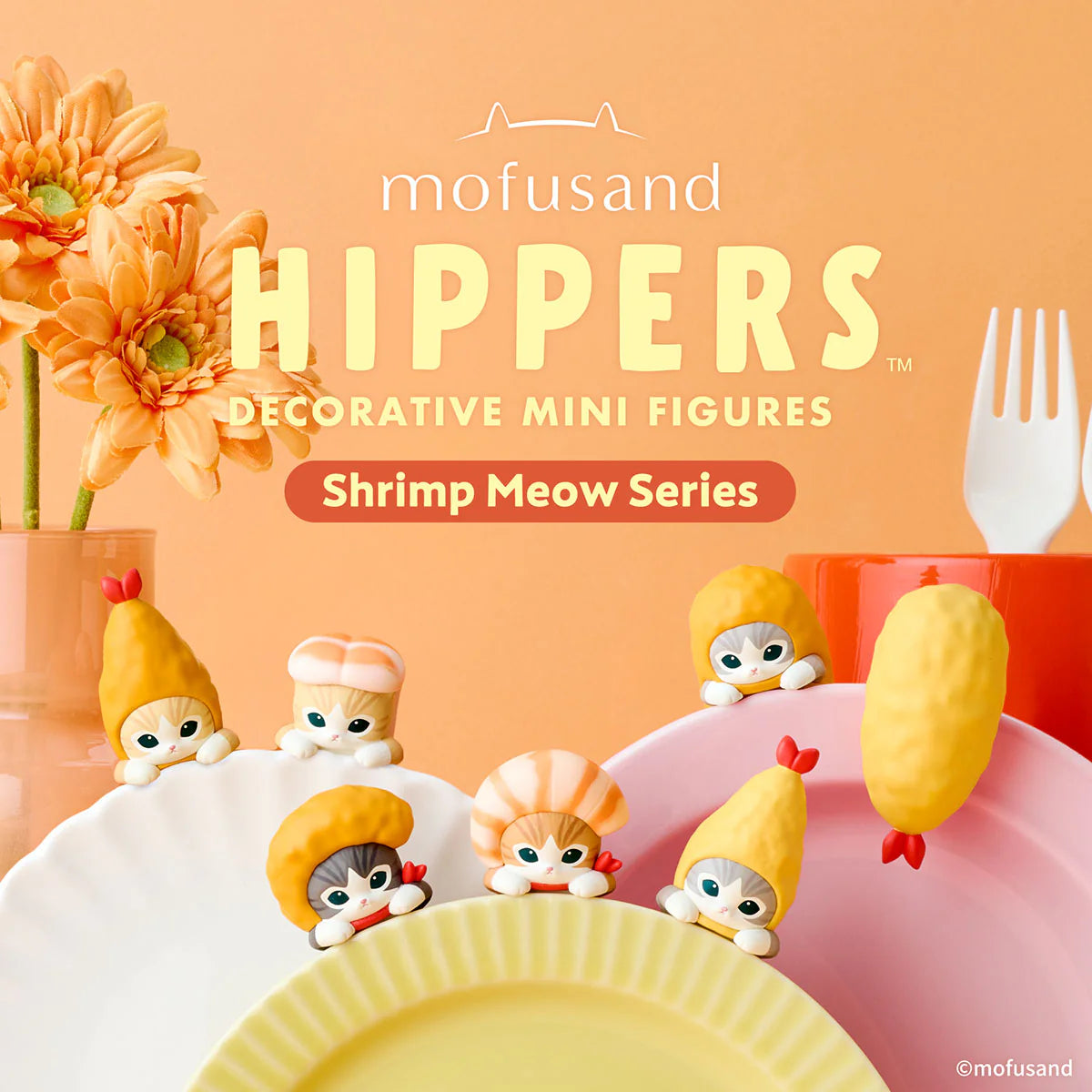 Mofusand | Mofusand HIPPERS Vol.2 Shrimp Meow Series Blind Box (7 Types)