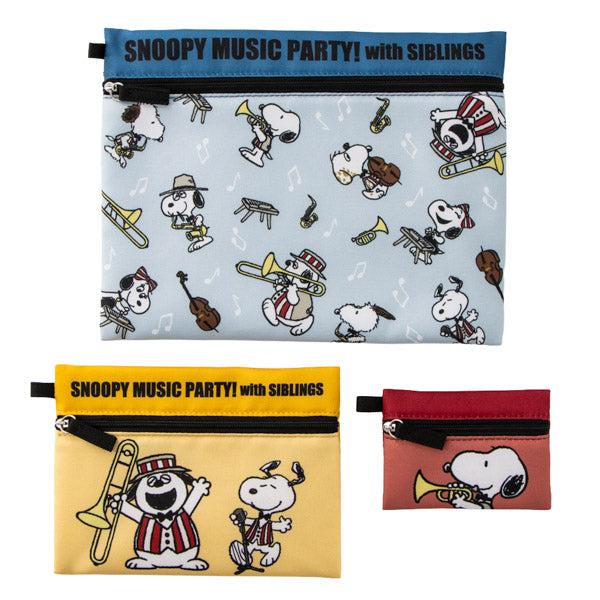 PEANUTS | Snoopy Music Party! Series Zipper Pouch Set (3 Pieces)