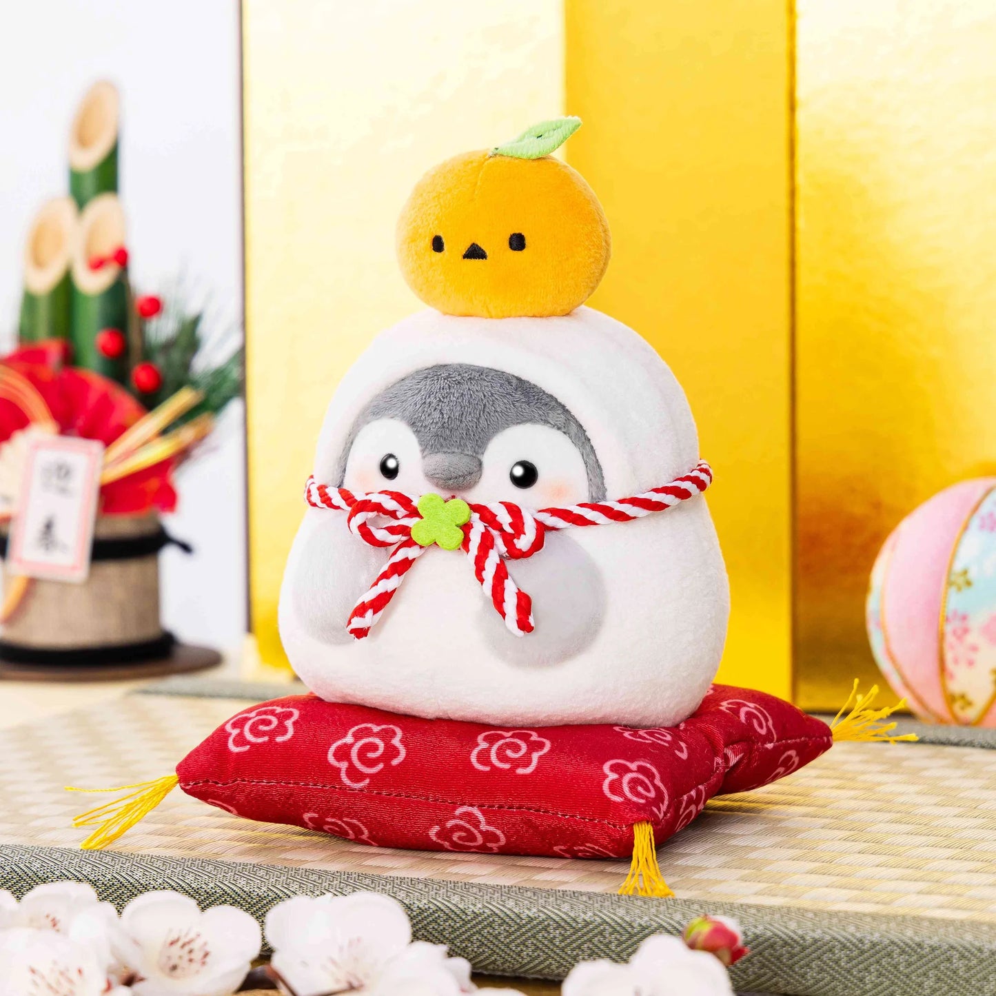 Koupen-Chan | Koupen-chan 'has become a kagami mochi ~ Plush Toy