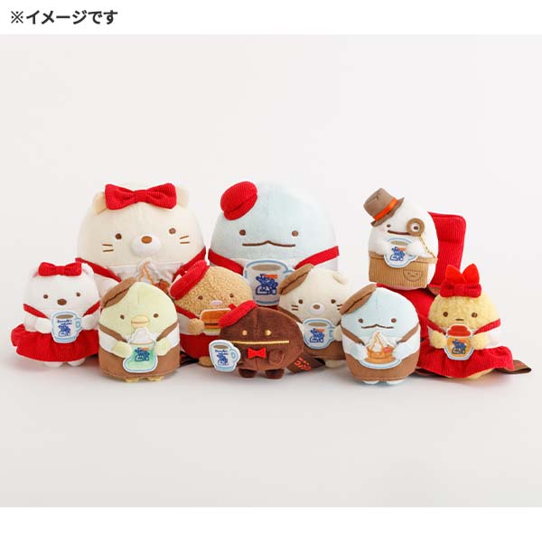 San-X | Komeda Coffee Shop x Sumikko Gurashi Hand-held Tenori Plush Toy - Penguin?