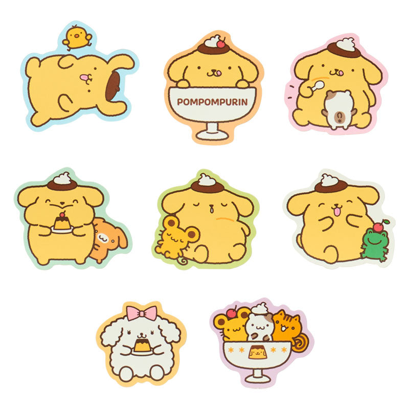 Sanrio | Pompompurin 30th Anniversary "Pudding Full and Happy Pudding Design Series" Sticker Set