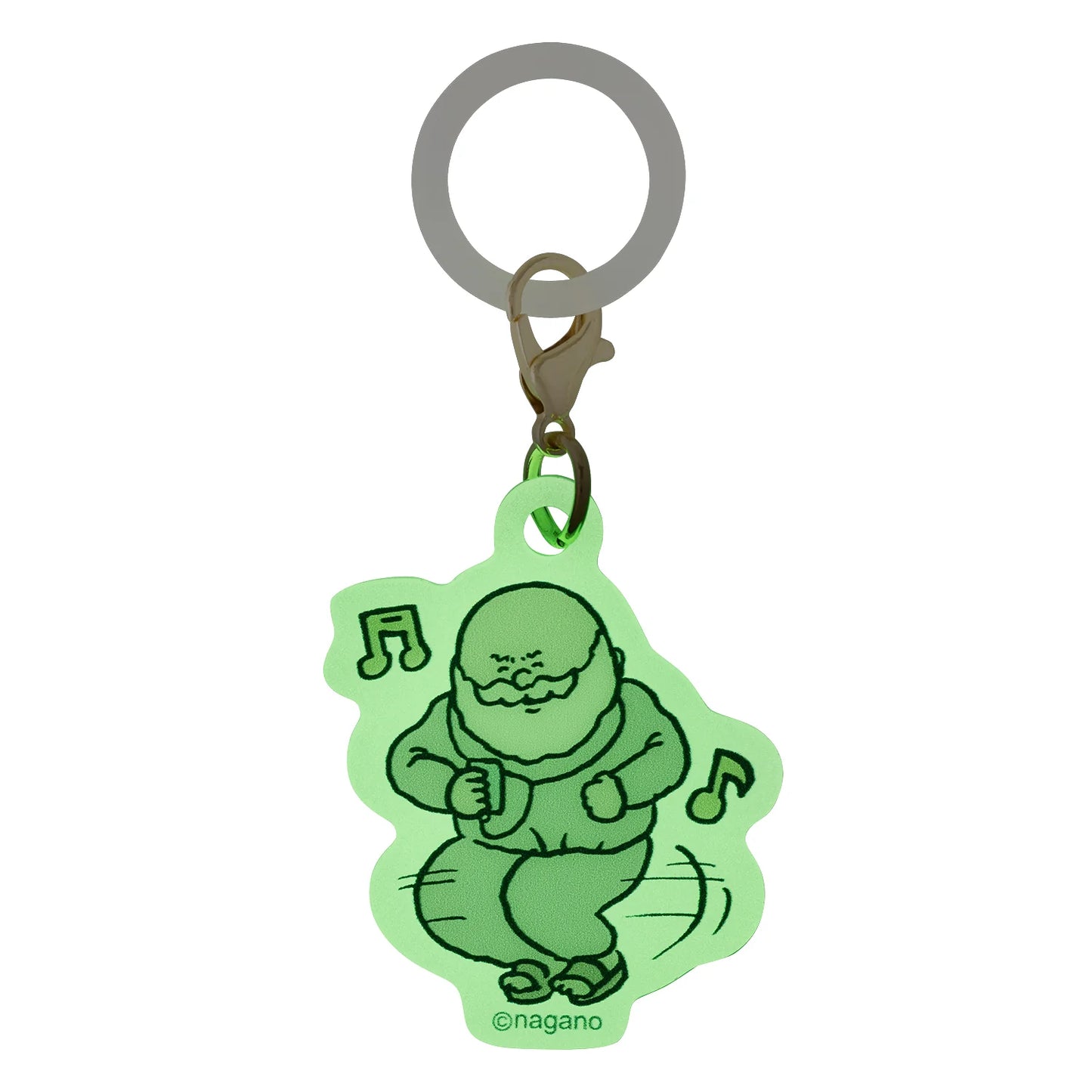 Nagano | Nagano Characters Grandpa And Seal Glow-in-the-Dark Acrylic Charm Marker Blind Bag (11 Types)