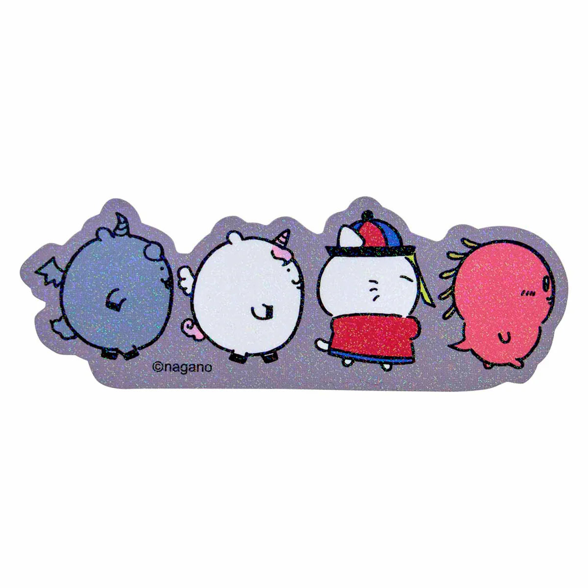 Nagano | Nagano Friends Hologram Smartphone Sticker Blind Box (12 Types)