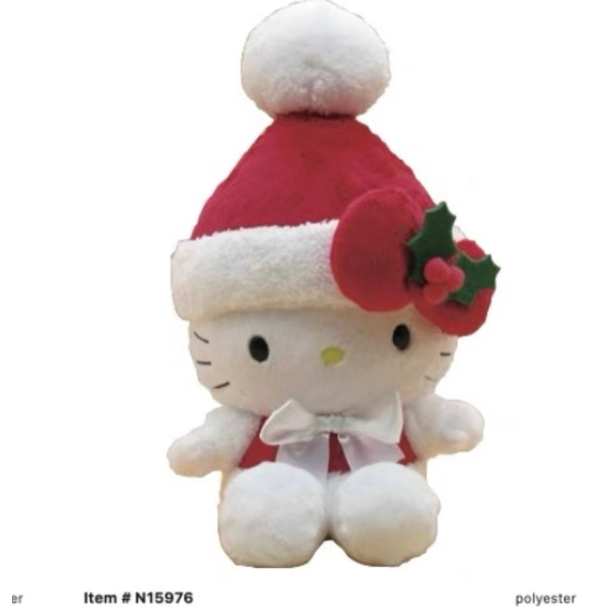 Sanrio US | Hello Kitty Christmas | Hello Kitty Santa Hat Plush Toy