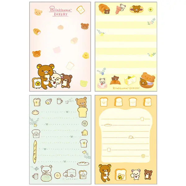 San-X | Rilakkuma Anytime Bakery Memo Pad