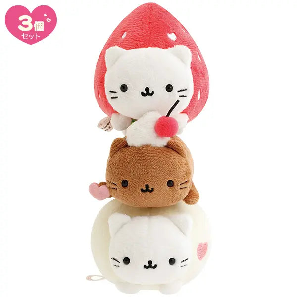 San-X | San-X Universe Heart Series Parfait Plush Toy - Nyan Nyan Nyanko
