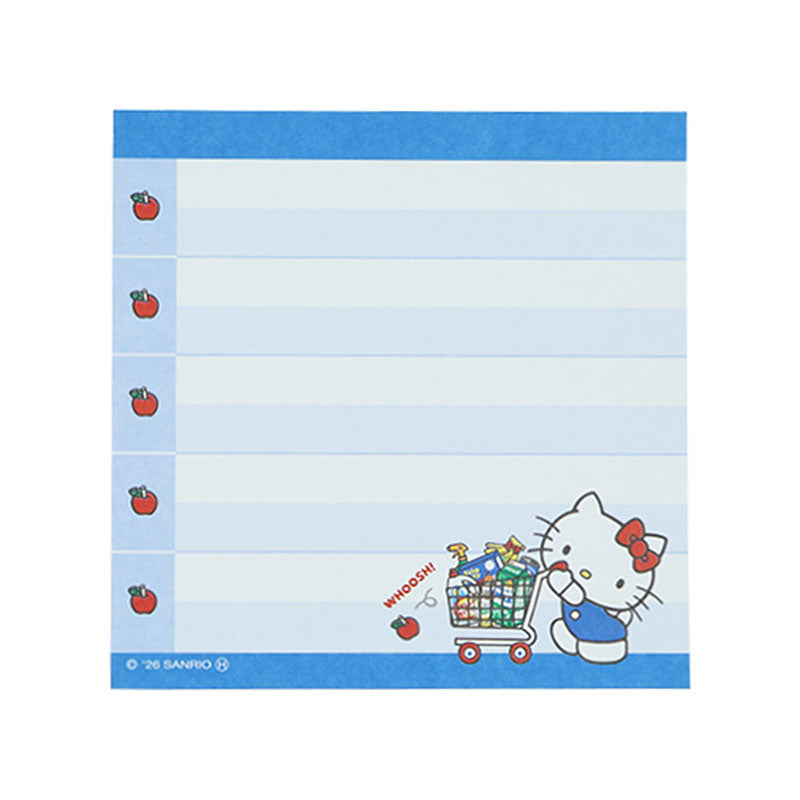 Sanrio | Sanrio Characters Square Memo - Hello Kitty (White)