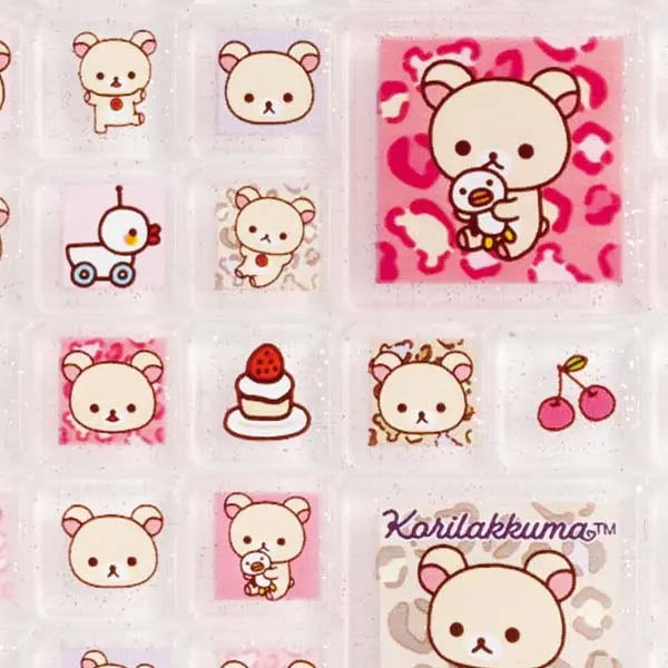 San-X | Rilakkuma 'Lots of Korilakkuma' Series Sticker - Leopard