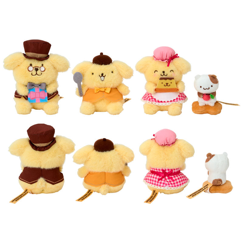 Sanrio | Pompompurin 30th Anniversary "Pudding Full and Happy Pudding Design Series" Mini Plush Toy Set