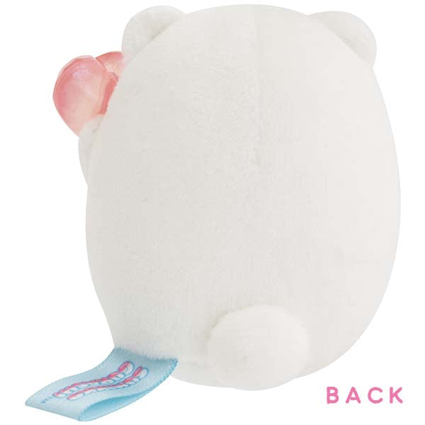 San-X | Sumikko Gurashi Gummy Party Hand-held Tenori Plush Toy - Polar Bear