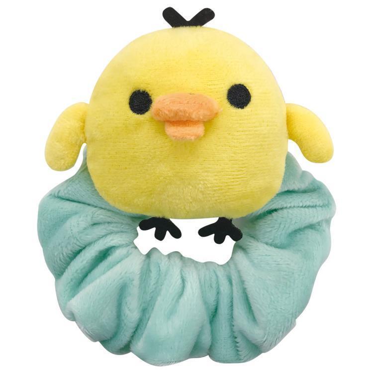 San-X | Rilakkuma Face Mascot Scrunchie - Kiiroitori